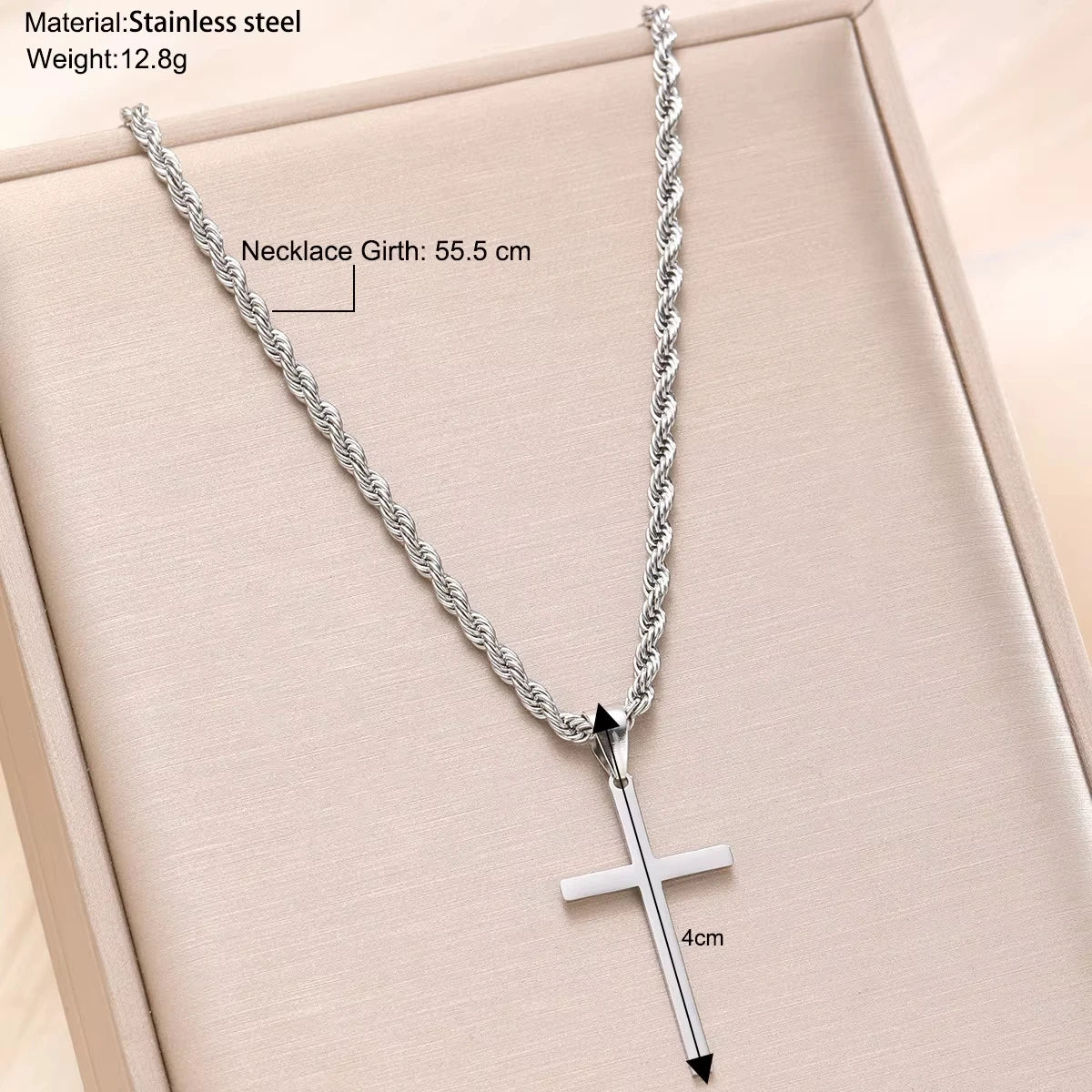 Eterna – Minimalist Cross Pendant Necklace