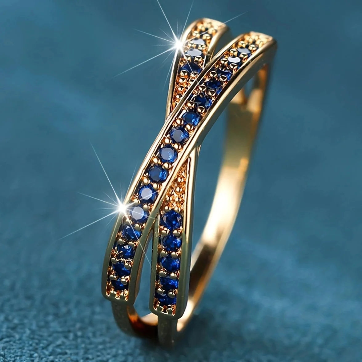 Eterna – Minimalist Stacking Cross Wedding Band