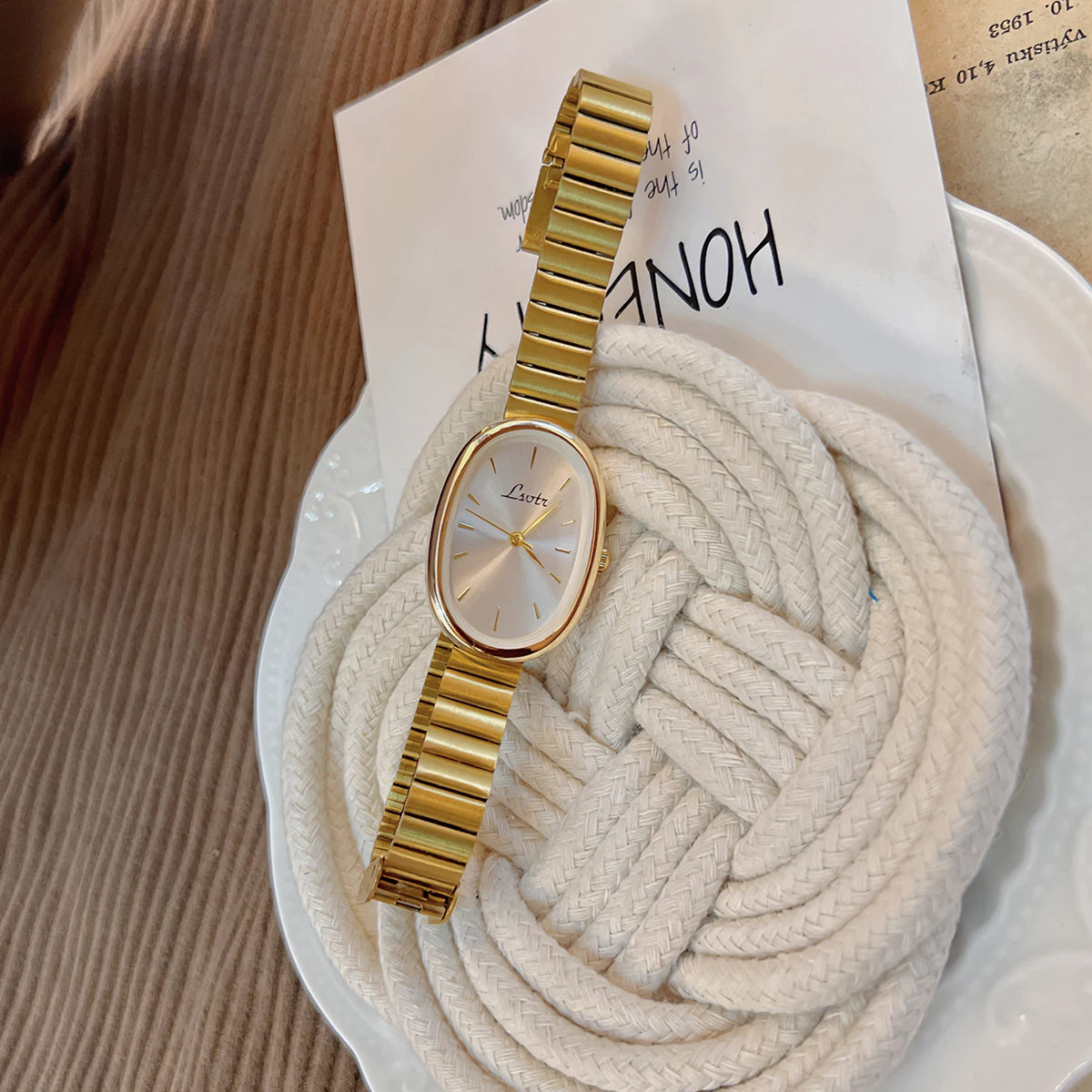 Eterna – Elegant Gold Bracelet Quartz Watch