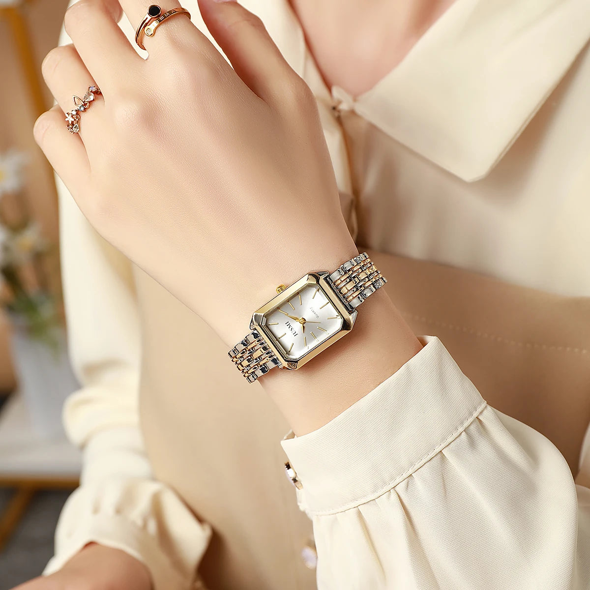 Eterna – Minimalist Square Bar Quartz Watch