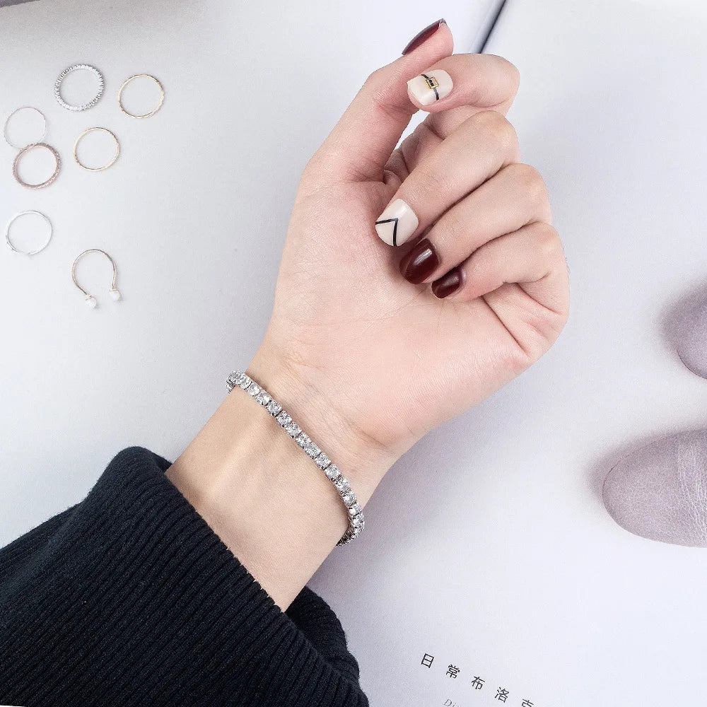 Aurora – Zircon Copper Bracelet