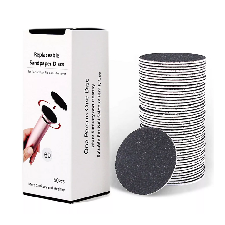 60-Pack Sandpaper Disks