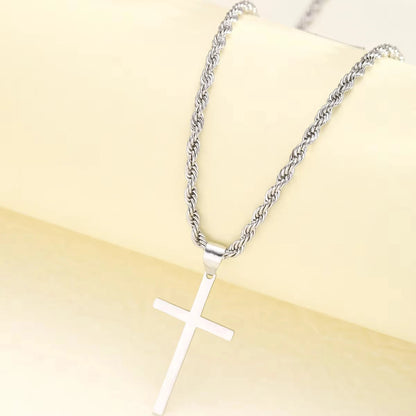 Eterna – Minimalist Cross Pendant Necklace