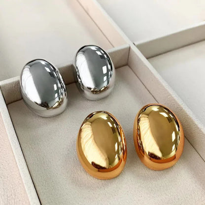 Aurora – Bold Oval & Sphere Statement Earrings