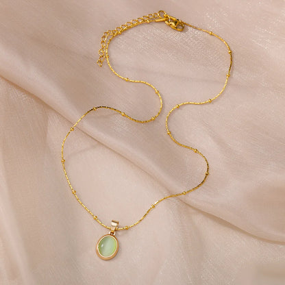 Golden Opal – Elegance Pendant Necklace