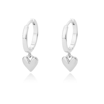 Amore – Vintage Gold Heart Earrings