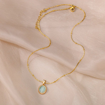 Golden Opal – Elegance Pendant Necklace