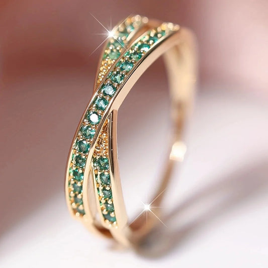 Eterna – Minimalist Stacking Cross Wedding Band