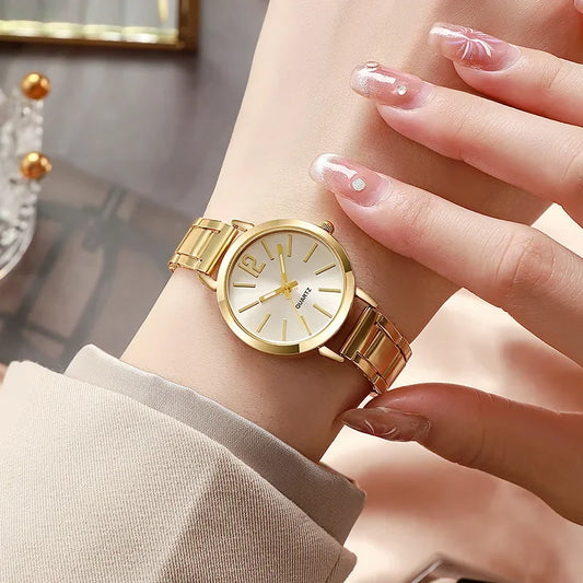 Luna – Luxury Gold Bracelet Quartz Watch