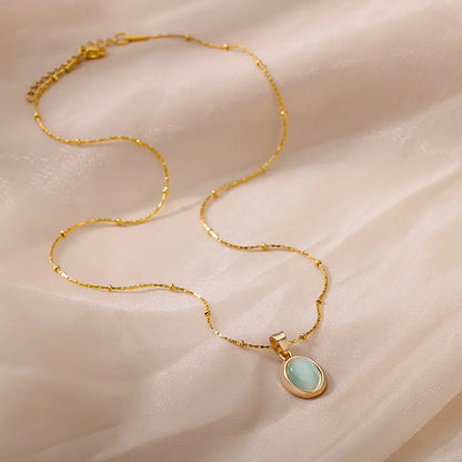 Golden Opal – Elegance Pendant Necklace