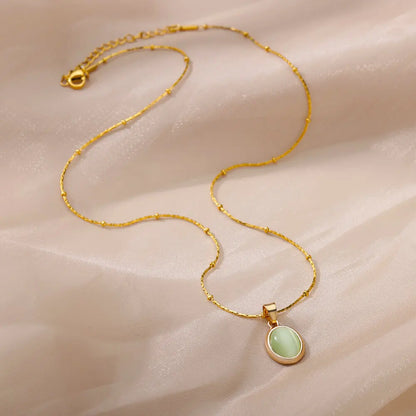 Golden Opal – Elegance Pendant Necklace