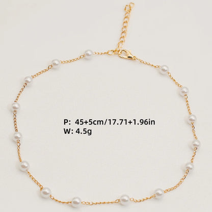 Pearl Lace – Gold Choker Necklace